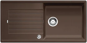 Blanco Zia XL 6 S Becken reversibel mit Ablauffernbedienung cafe