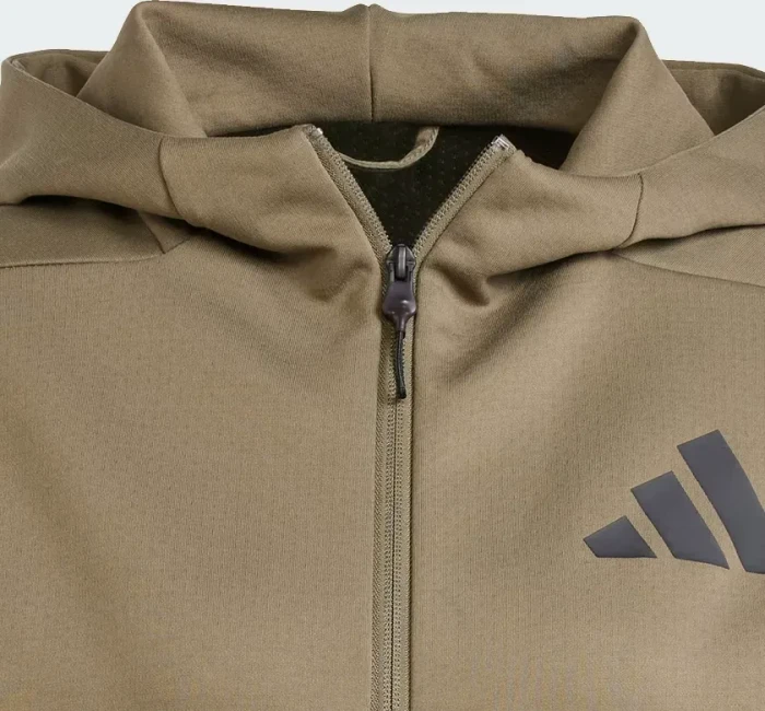 adidas Z.N.E. Zip Hoodie olive strata (Damen)