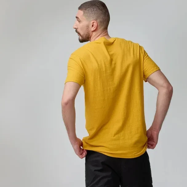 Fjällräven Hemp Blend Out Here T-Shirt kurzarm ochre (Herren)