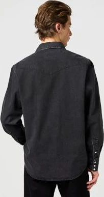 Wrangler Regular Western Hemd langarm rinse black (Herren)