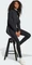 adidas Essentials Color Pop French Terry Crop Quarter-Zip Originals Sweatshirt schwarz (Damen) Vorschaubild