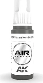 AK-Interactive 3rd Gen Acrylic Colors Air Series US army helo drab fs34031, 17ml