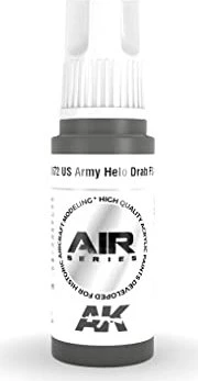 AK-Interactive 3rd Gen Acrylic Colors Air Series US army helo drab fs34031, 17ml