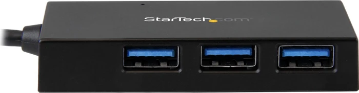 StarTech USB-Hub, schwarz, 1x USB-C 3.0, 3x USB-A 3.0, USB-C 3.0 [Stecker]