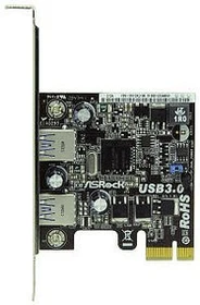 ASRock USB-A 3.0 Card, 2x USB-A 3.0, PCIe 2.0 x1