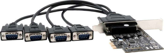 Exsys 4x seriell RS232, PCIe x1