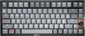 Cherry KW 300 MX, grau/schwarz, hot-swap, MX2A SILENT RED, USB/Bluetooth, US (G80-3960HHAUS-2)