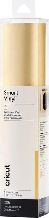 Cricut Joy Smart Glitter Vinylfolie permanent gold, 33x360cm