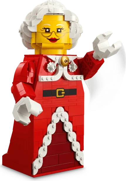 LEGO Minifigures - Große Frau Weihnachtsmann-Minifigur