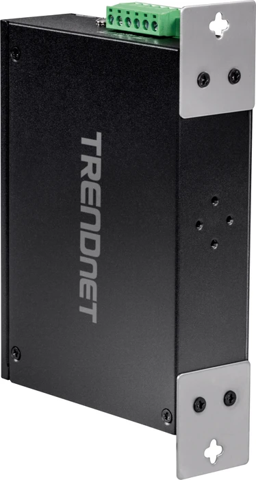 TRENDnet TI Hardened Industrial Railmount Switch, 8x RJ-45, 200W PoE+