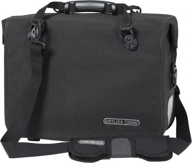 Ortlieb Office-Bag High Visibility QL2.1 Gepäcktasche schwarz reflex