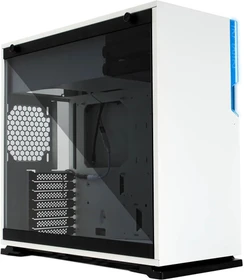 In Win 101C, weiß, Glasfenster