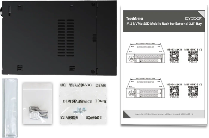 Icy Dock ToughArmor MB834MK-B V2