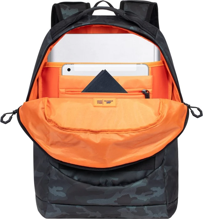 RivaCase 7631 Sherwood ECO 15.6" Laptop-Rucksack, navy camo