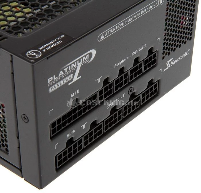 Seasonic Platinum Series Fanless 400W, ATX 2.3