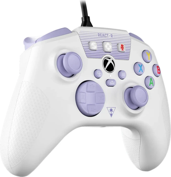 Turtle Beach React-R Wired Controller weiß/violett (Xbox SX/Xbox One/PC)