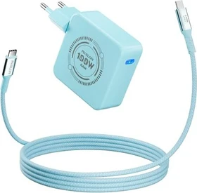 Akelon 100W USB-C Netzteil GaN blau
