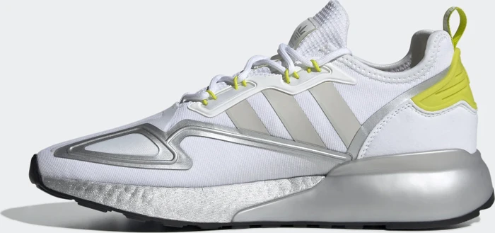 adidas ZX 2K Boost cloud white/grey one/acid yellow (Herren)