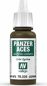 Vallejo Panzer Aces 035 german tankcrew 2 fieldgrey, 17ml
