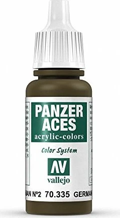 Vallejo Panzer Aces 035 german tankcrew 2 fieldgrey, 17ml