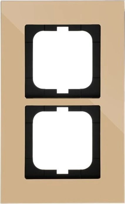 Busch-Jaeger Carat Abdeckrahmen 2-fach Rahmen, gold