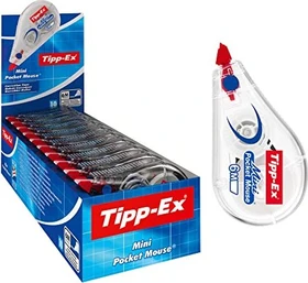 BIC Tipp-Ex Mini Pocket Mouse 5mmx6m Korrekturroller, 10er-Pack