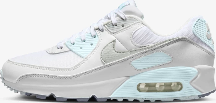 Nike Air Max 90 white/glacier blue/wolf grey/light silver (Damen)