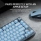 Corsair Gaming K65 Plus Wireless 75% RGB, Glacier Blue, für Mac, MLX RED, USB/Bluetooth, DE Vorschaubild