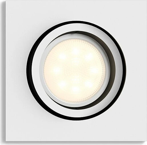 Philips Hue White Ambiance Milliskin Einbauleuchte Erweiterung eckig weiß