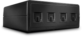 Lindy Automatischer optischer Audio Switch, Toslink S/PDIF Audio Switch, 4-port (70437)