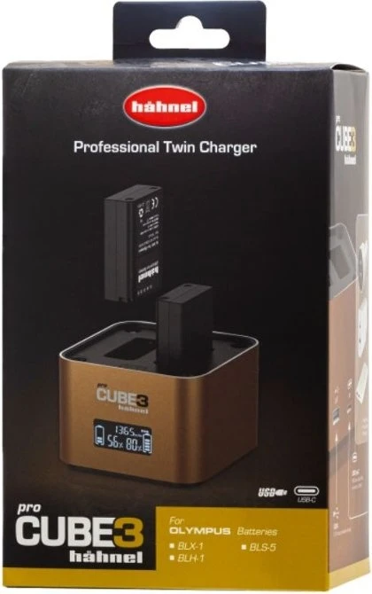 Hähnel ProCube 3 Doppelladegerät für Olympus