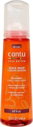 Cantu Shea Butter for Natural Hair Wave Whip Curling Mousse, 248ml