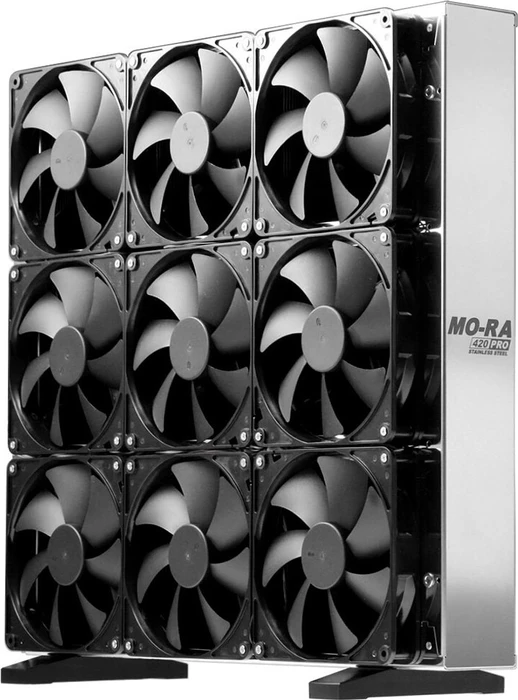 Watercool MO-RA3 420 PRO Stainless Steel