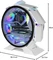 Mars Gaming MCORB Circular Tower White, Glasfenster Vorschaubild