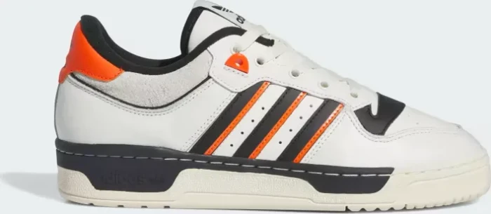 adidas Rivalry Low 86 cloud white/core black/semi/impact orange