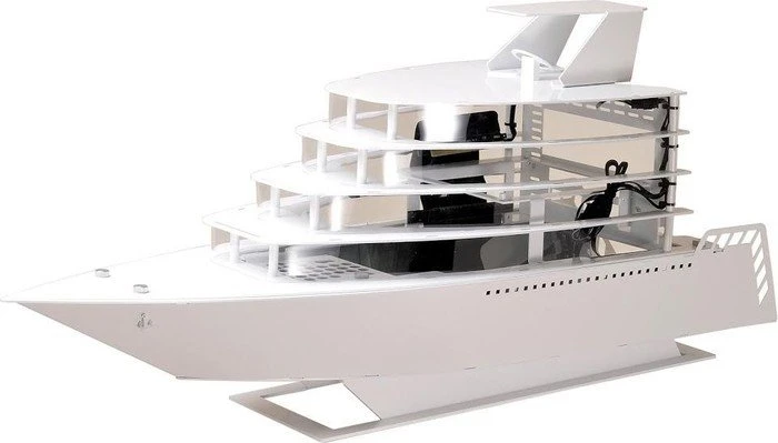 Lian Li PC-Y6 Odyssey Yacht weiß, Mini-ITX