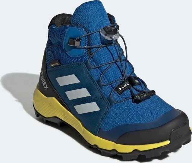 adidas Terrex Mid GTX blue beauty/grey one/shock yellow (Junior)