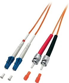 Equip LWL Duplex Kabel, OM2, 2x LC Stecker/2x ST Stecker, 5m, orange