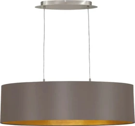 Eglo Maserlo Pendelleuchte/Schirmleuchte 78x22cm cappuccino/gold