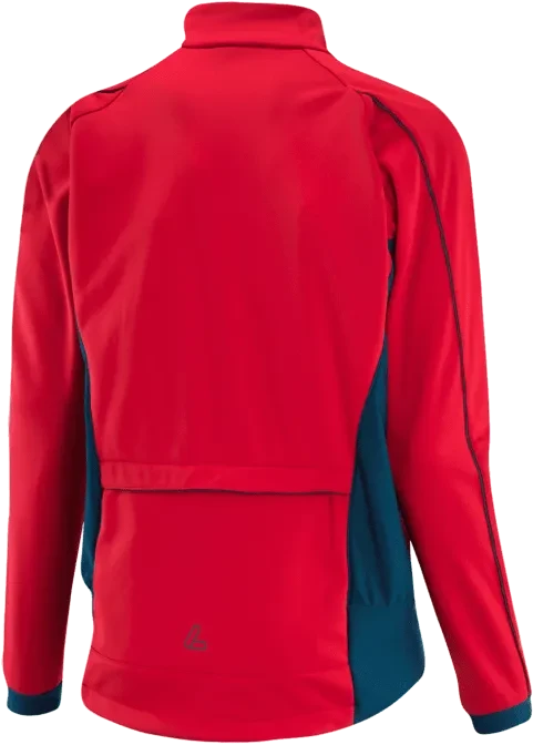 Löffler Cosmos WS Warm CF Fahrradjacke red/deep water (Herren)
