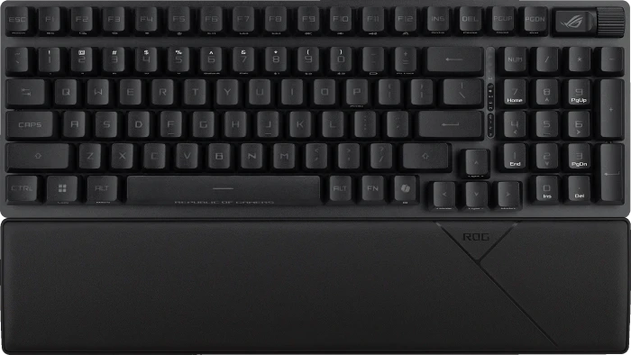 ASUS ROG Strix Scope II 96 RX Wireless, PBT, schwarz, ROG RX RED, USB/Bluetooth, FR