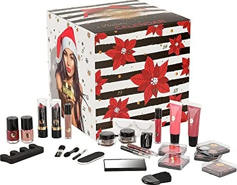 Accentra Beauty Würfel Adventskalender schwarz-weiß 2018
