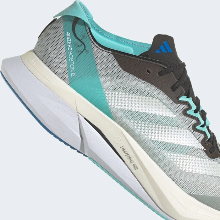 adidas Adizero Boston 12 wonder silver/zero metalic/flash aqua