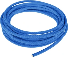 Alphacool AlphaCord Sleeve 4mm Gewebeschlauch für Rundkabel, Gewebeschlauch, 3.3m, Hellblau