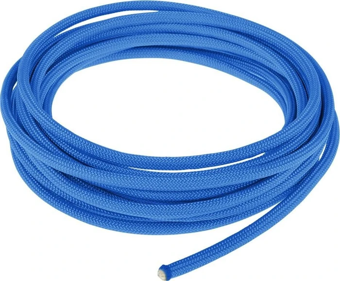 Alphacool AlphaCord Sleeve 4mm Gewebeschlauch für Rundkabel, Gewebeschlauch, 3.3m, Hellblau