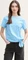 Tom Tailor Knoten-Detail T-Shirt kurzarm blue white stripe (Damen) Vorschaubild