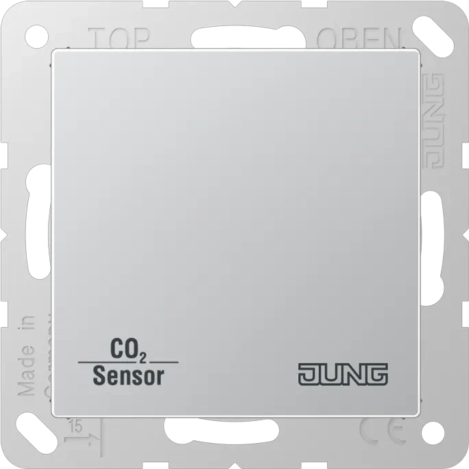 Jung KNX CO2-Sensor 2-fach Aluminium, Multisensor