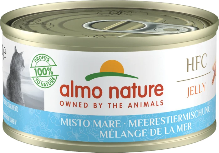 almo nature HFC Jelly Cats, Meeresfrüchte-Mix, 1.68kg (24x 70g)