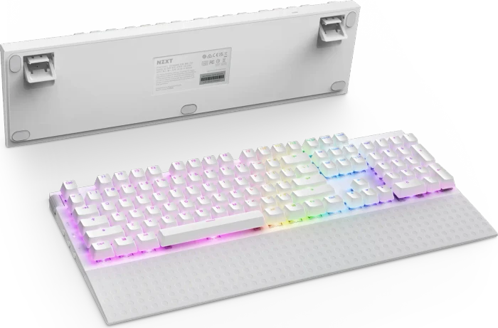NZXT Function 2, matt weiß, LEDs RGB, hot-swap, Swift Optical PURPLE, USB, DE