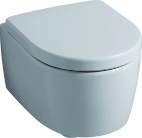 Geberit iCon Wand-WC Tiefspüler, verkürzte Ausladung, Rimfree weiß/KeraTect